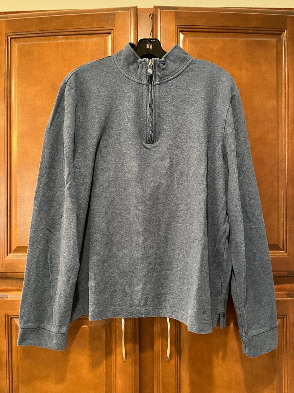 Jos. A. Bank 1905 Quarter Zip Pullover Men's Size L Gray Tailored Fit Cotton